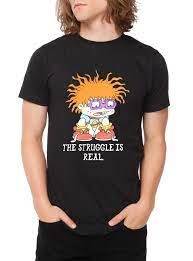 Rugrats Chuckie Struggle Is Real T Shirt Hot Topic Shirts Beauty Clothes T Shirt