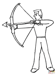 El origen proviene del uso de esta arma como instrumento de caza y como instrumento bélico. Competidora De Arco Y Flecha Para Colorear Arco Y Flecha Kiddicolour