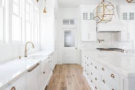 Pantry Door Placement Deep Drawers On Island Sink Under Windows Tall Cabinets Floor European White Oak Floors Farmhouse Interior Design Farmhouse Interior