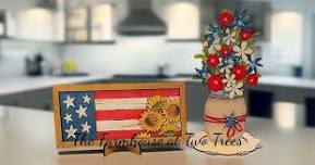 Two Trees DIY Class: Patriotic Flag or Flower Vase