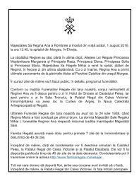 Regele mihai ramane in elvetia si pe 10 mai, de ziua regalitatii. Regina Ana A Incetat Din ViaÈ›Äƒ