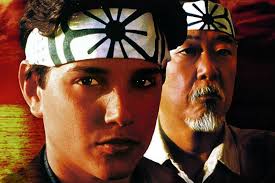 When he rescues a woman from a snowmobiling accident. See The Cast Of The Karate Kid Then And Now