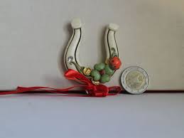 Bomboniera Ferro Di Cavallo Quadrifoglio Coccinella Portafortuna Segnaposto Ferri Di Cavallo Bomboniera Segnaposto