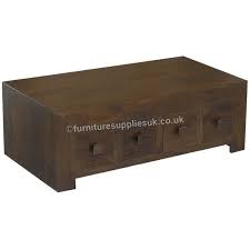 The type of joinery used in the construction of this piece has been used for. Dark Dakota 8 Drawer Coffee Table Indian Wood Furniture