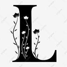Letter l, alphabet, typography, font. Alphabet Letter L With Ornaments Floral Vintage Png Image Text Effect Eps For Free Download Pngtree