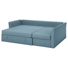 Small space furniture by ashley homestore style and personal expression thrive in smaller spaces—all it takes is a careful plan and small space furniture that fits your needs. Holmsund Grasbo Light Blue Corner Sofa Bed Ikea