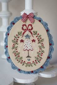 I don't know what magazine they came. 240 Cross Stitch Finishing Christmas Ideas Cross Stitch Finishing Cross Stitch Christmas Cross Stitch