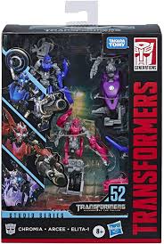 Transformers fans have a lot to potentially look forward to as not one, but two new movies are in the works. Amazon Com Transformers Toys Studio Series 52 Deluxe Revenge Of The Fallen Movie Arcee Chromia Elita 1 Action Figure 3 Pack 4 5 Toys Games