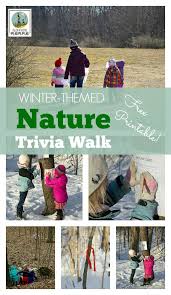Snow refers to forms of ice crystals that precipitate from the atmosphere (usually from clouds) . Winter Themed Nature Trivia Walk Free Printable Rain Or Shine Mamma