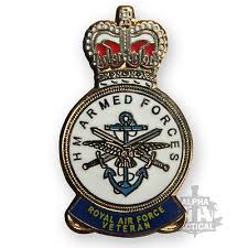 Royal Air Force Hm Armed Forces Veteran Raf Pin Badge Lapel Enamel Poppy Gift Enamel Badges Badges Patches Badge Veteran Enamel Badges