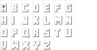 Seeking typographic inspiration for your next logo? Minecraft Pe Font Urbanfonts Com