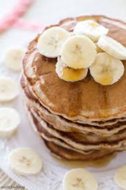 Fluffy Honey Banana Pancakes Honey Banana Honey Pancakes Food