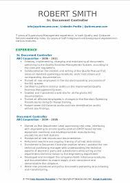 Accomplished administrative professional with eight years of progressive responsibilities and experience. Document Controller Resume Samples Qwikresume