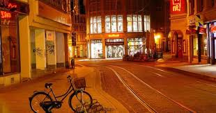 Halle Saale Great Ulrich Street Near New Theater Cafe Halle Neustadt Street