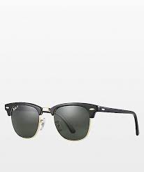 Get the best deals on mens ray ban clubmaster sunglasses and save up to 70% off at poshmark now! Ray Ban Clubmaster Black Gold Polarized Sunglasses Zumiez