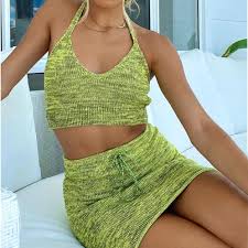 We did not find results for: Soft Girl Sexy Knitted Two Piece Crop Top And Skirt Set Cosmique Cosmique Studio