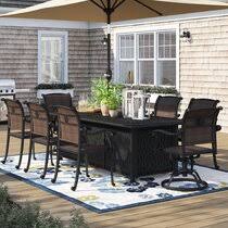 Lastly, we believe your bar height fire pit table set should look nice. Firepit Patio Dining Sets You Ll Love In 2021 Wayfair
