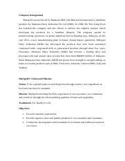 There are no stories available. Marketing Assignment 3 Docx Company Background Marigold Was Produced By Malaysia Milk Sdn Bhd And Incorporated To Distribute Products By Malaysia Course Hero