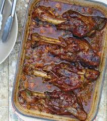 Braised Lamb Shanks With Rosemary Polenta And Garlic Swiss Chard Recipe Chard Recipes Lamb Chop Recipes Lamb Recipes