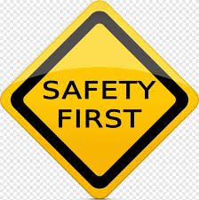 Search more hd transparent safety icon image on kindpng. Yellow Safety First Road Sign Traffic Sign Computer Icons Safety First Text Label Png Pngegg
