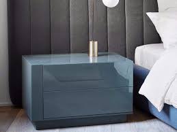 Lacquered Bedside Table Benjamin By Meridiani Design Andrea Parisio Bedside Table Design Contemporary Nightstand Lacquer Bedside Tables