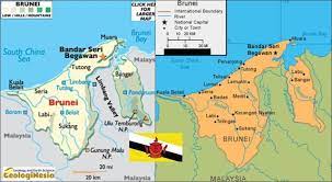 •batas negara brunei darussalam di bagian timur merupakan sabah, negara malaysia. Peta Brunei Darussalam Lengkap Dengan Kota Sumber Daya Alam Batas Wilayah Dan Keterangan Gambar Lainnya