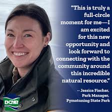 Meet the new park manager for Pymatuning State Park in northwestern  Pennsylvania! The park is home to the 17,088-acre Pymatuning Reservoir,  which is the largest lake in the Commonwealth. Learn more ➡