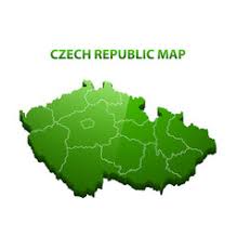 In the area of the czech republic, there were 75 districts; Czech Republic Map Political Geography Vector Images Over 290