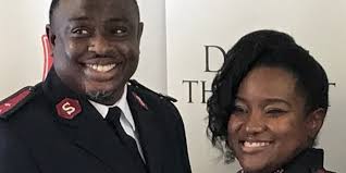 Reception welcomes new Laurel Salvation Army officers