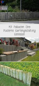 Mit Palisaden Eine Moderne Gartengestaltung Geniessen Gartengestaltungbeete Gartengestaltunggrillplatz Gartengestaltu In 2020 Outdoor Decor Outdoor Furniture Outdoor