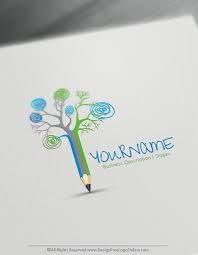 Design Free Education Logo Maker Online Pencil Logo Template Design Education Logo Design Education Logo Art Logo