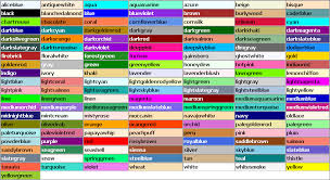 Rgb Number For Indigo Colour Google Search Color Names Color Meanings Color