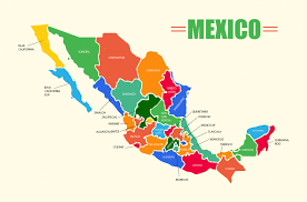 Die karte von mexiko entdecken, um mehr über das der gesamtfläche nach auf platz 13 liegende land der welt und die fünftgrößte nation in ganz amerika zu erfahren. Mexiko Karte Vektor Design Vektor Download
