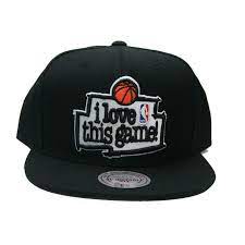 Nba I Love This Game Snapback Hat In Black Snapback Hats Snapback Hats