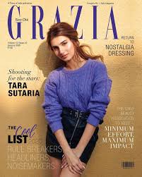 Tara Sutaria Grazia Magazine Cover India January 2020 Famousfix In 2020 Grazia Magazine Cute Preppy Outfits Magazine Cover