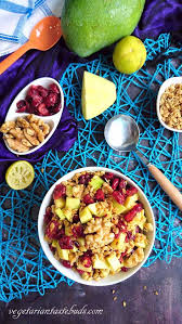 Sprouted Fenugreek Methi Seeds Raw Mango Salad Recipe Veg Recipes Indian Food Recipes Vegetarian Mango Salad