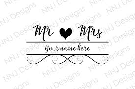 Download Mr And Mrs Wedding Svg Bride Groom Graphic By Nnj Designs Creative Fabrica