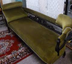 Choose from contactless same day delivery, drive up and more. Edwardian Chaise Lounge In Green Velvet Antiques Atlas