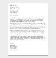 Check spelling or type a new query. 22 Free Appeal Letter Templates Financial Aid Employment College Etc