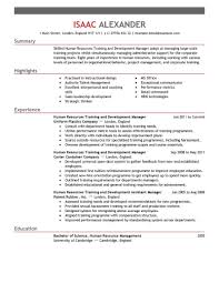Best Training And Development Manager Resume Example Livecareer