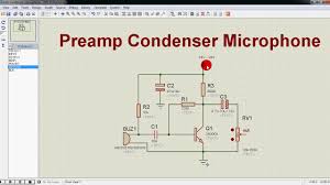 Rangkaian mic condenser 1 5 volt. Cara Membuat Preamp Condenser Microphone Di Proteus 24 By Diy Alc