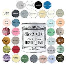 Shabby Chic Chalk Based Paint Chalky Matt Finish Water