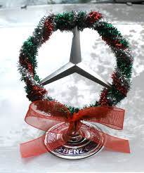 Decorating Your Benz For Christmas Christmas Car The Christmas Star Logo Cars