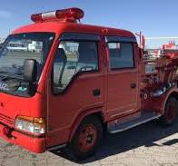 No Reserve: 1997 Isuzu Elf Fire Truck 5-Speed