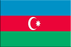 La bandera de azerbaiyán con su tamaño y colores oficiales fue aprobada el 5 de febrero de 1991. Bandera De Azerbaiyan Simbologia Del Mundo