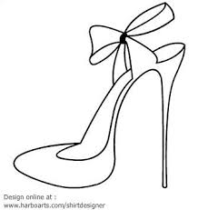 Ideas Blocks Heels Printable High Heels Shoes High Heels Art High Shoe Template Shoes Drawing Shoe Art