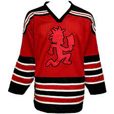 Hatchetmna Sweatpants Hockey Jersey Psychopathic Hatchetman Front Red Black White Black And Red Hockey Jersey My Style