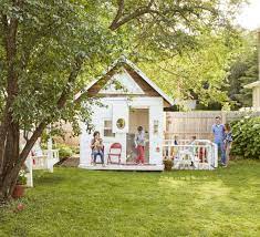 A garden playhouse will probably be the one outdoor toy your child will remember forever; 22 Kids Playhouse Ideas Outdoor Playhouse Plans