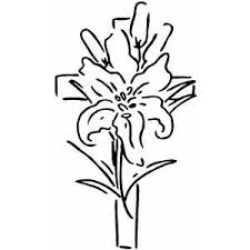 For boys and girls, kids and adults, teenagers and toddlers, preschoolers and older kids at school. Cross And Flower Coloring Page