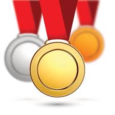 Embed this art into your website Gold Silver Bronze Medal Clipart Image